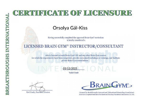 Orsolya-Gal-Kiss-Certificated-braingym-instructor_4 Gál-Kiss Orsolya - Certified Brain Gym tréner